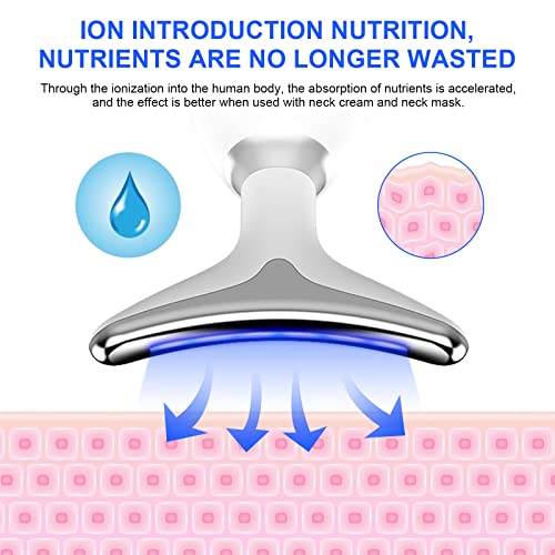 Firming Wrinkle Removal Device For Neck Face, Facial And Neck Massage Kit, Double Chin Reducer Vibration Massager For Skin Care,Improve, Firm, Tightening And Smooth #TOP2