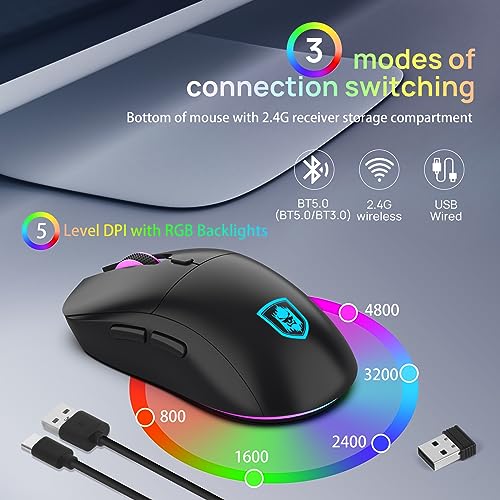 Teclado Gamer BT98 KOLMAX Conectividad Bluetooth miniatura 3