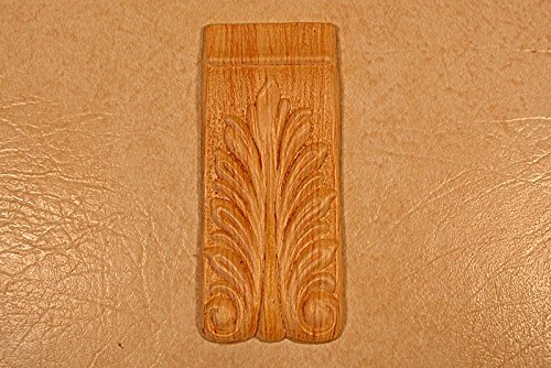 EMBOSSED WOOD APPLIQUE/ONLAY # 644 2 1/8 X 4 7/8