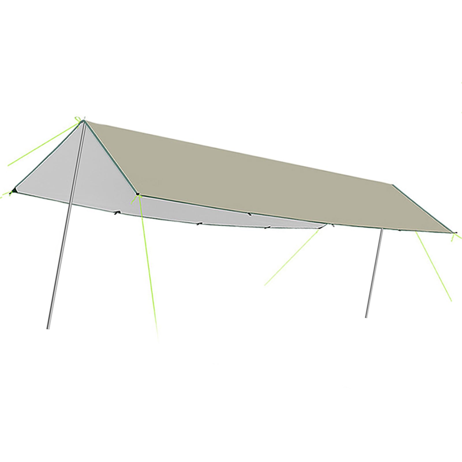 Generic Kemping Plandek, Płótno Plandek Hamak Plandeka Oxford Camping Camping Shelter, Piknik, Impreza (L)
