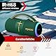 IRRADIO IR-H68, Bluetooth-Lautsprecher, Farbiger und leistungsstarker kabelloser Lautsprecher, Hi-Fi-Sound, RGB-LED-Lichter, wasserdicht IPX6, 50 W Leistung, True Wireless Stereo, ideal für den Innen