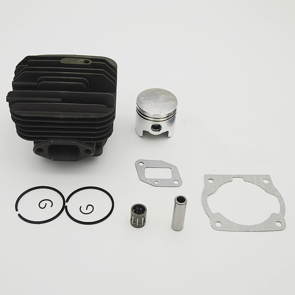 de Junta de Rodillo de Aguja con Pasador de Anillo de pistón cilíndrico, 44mm, Compatible con cortacésped RBC52SB RBC-52SB 50CC