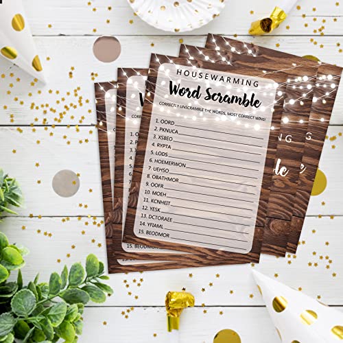 Juego de Cartas para Fiesta de Casa Nueva, 30 Cartas miniatura 4