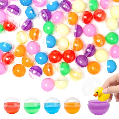 Neikafan 150 Pièces 3.2cm Mini Boule Transparente à RemplirBoule de Noel Transparente,Sphere Plastique,Boule en Plastique A Remplir pour Distributeur de...
