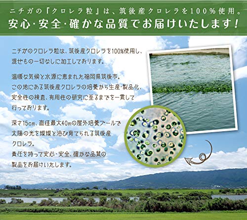 NICHIGA 純国産クロレラ100％粒
