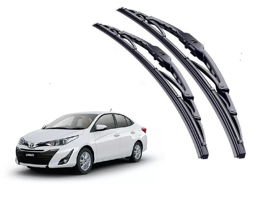 PWX Front Windshield Wiper Metal Type Windshield Wiper Blades/Perfect Fitting Suitable for Yaris, Size - 24"+16"-picture-10