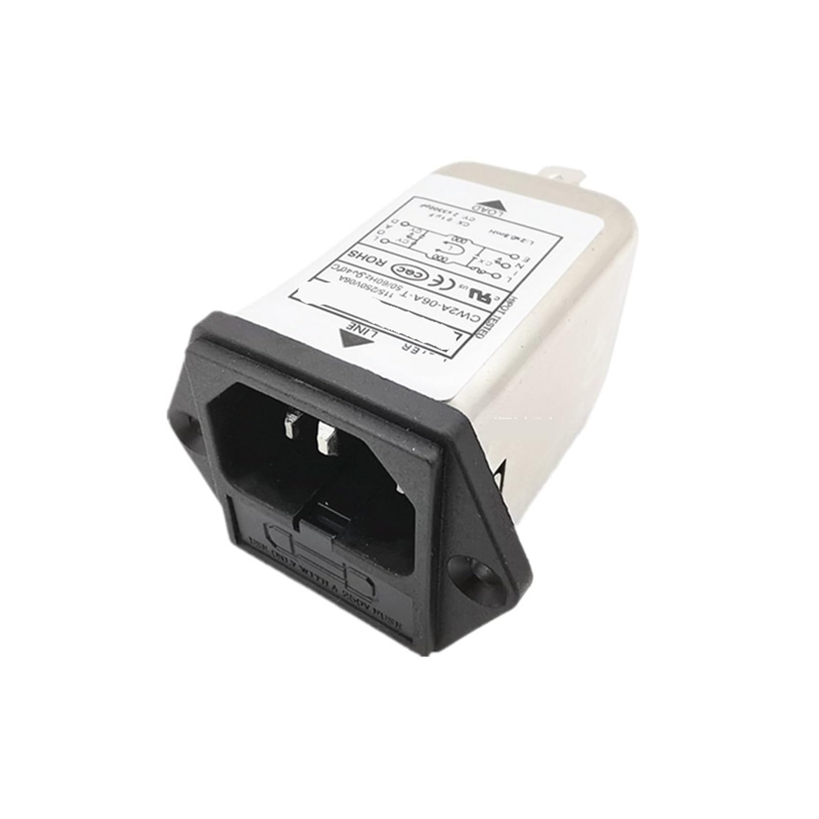 WBBAYDRFR Single-phase power filter CW1B-06A-T 6A 10A CW2A-10A-T CW1D CW2C CW2B(CW2A -06A -T 6A)
