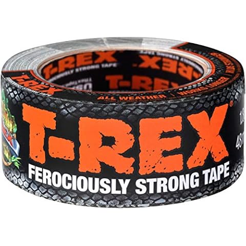 T-Rex 821-47 fabric tape, extremely strong duct tape, waterproof repair tape for indoors & outdoors, adhesive tape for repairing & fixing, 48 mm x 10.90 m, grey Cover