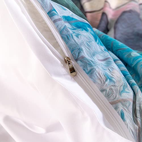 Cvhouse Sea Turtle Duvet Cover Twin Size,Ocean Sea Turtle Bedding Set For Kids Teens,Beach Sea Turtle Comforter Cover,1 Duvet Cover 2 Pillowcases 3 Piece #TOP5