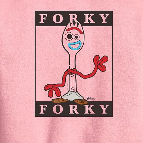 Disney - Toy Story 4 - Type Block Forky - Toddler & Youth Crewneck Fleece Sweatshirt2