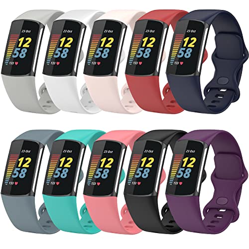 FunBand Straps Compatible with Fitbit Charge 5 Strap