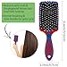 Spider Web Blue Kids Detangler Hair Brush Hairbrush for Boys Girls, Detangling Brush Smooth for Wet Dry Thin Long Curly Hair, Glide Through Tangles with Ease and Massage Scalp