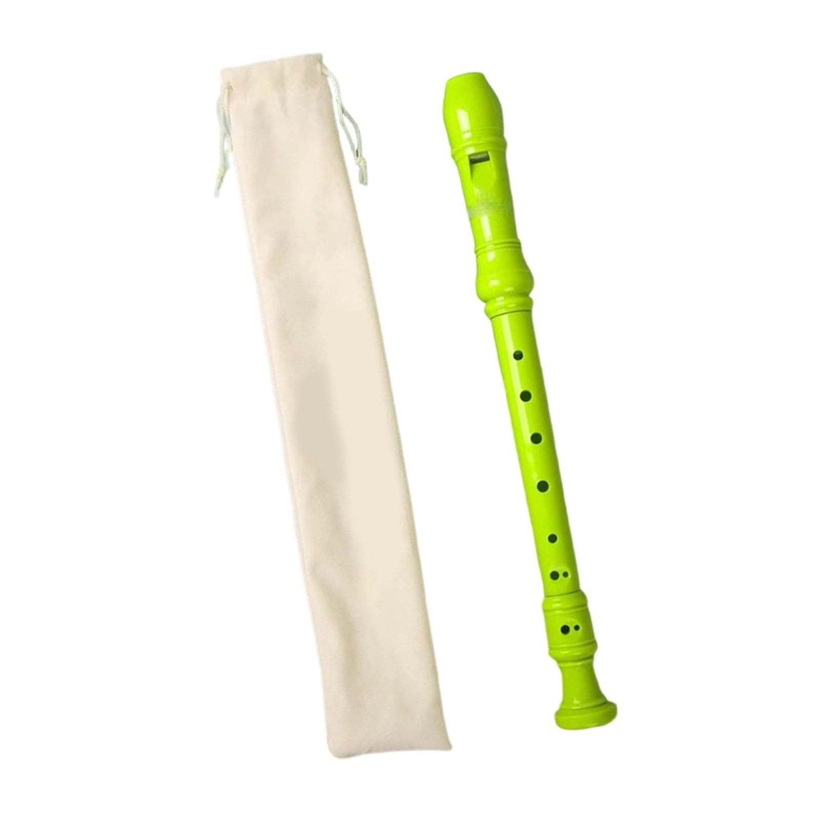 Flet Prosty Sopranowy (niemiecka Tonacja Palcowania C) 8 Otworowy Instrument Dęty Dla Początkujących Flety Proste Dla Początkujących(Green)