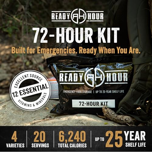 Ready Hour 72-Hour Emergency Food Kit Sample - Survival Meals Variety Pack for Disaster Prep, Freeze-Dried/Dehydrated Camping Food, Bug Out Bag MRE Alternative, Preparedness & Power Outage Supplies - Image 3