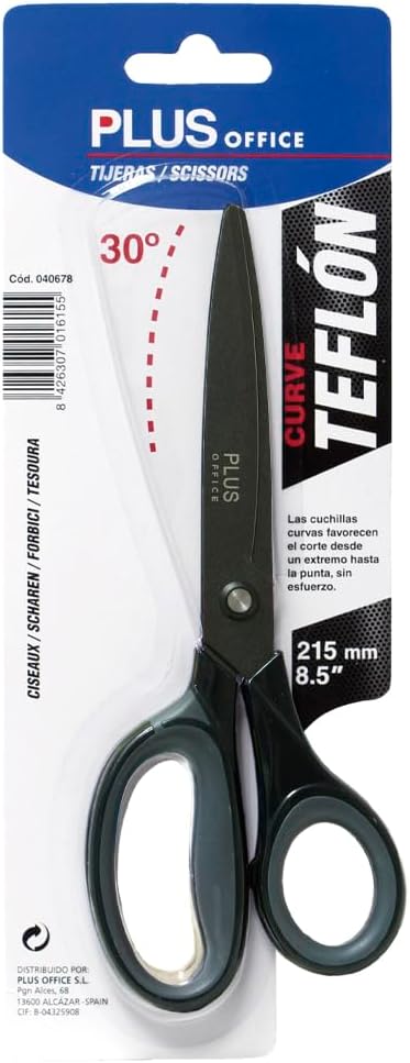 Plus Office 040678 – Scissors, 215 mm, Multi-Colour