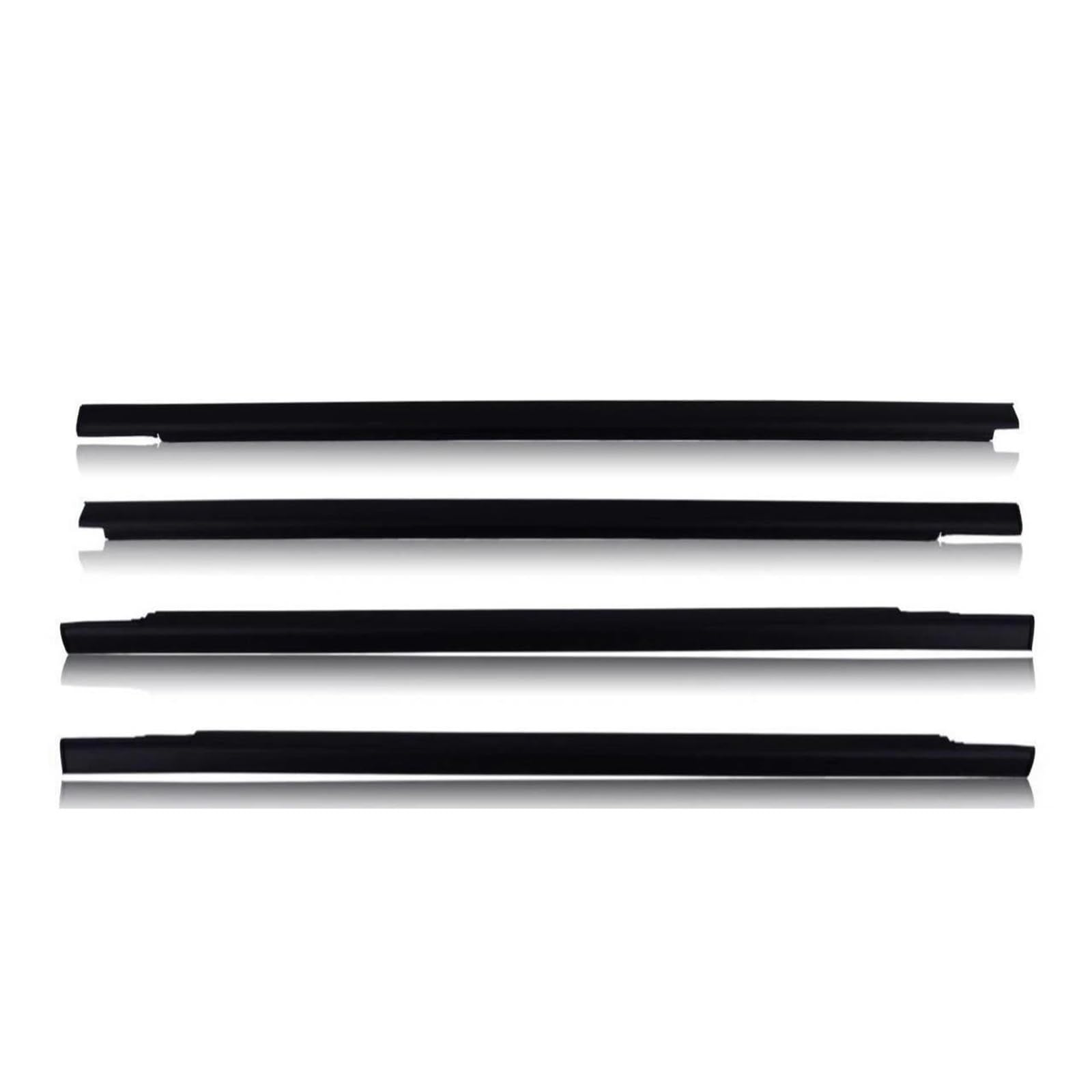 Jbpihzt One Color Mr144697 4 Pcs Outside Window Glass Rubber For Mitsubishi L200 For Strada Door K60 K70 1996-2002 Weatherstrip Laminate