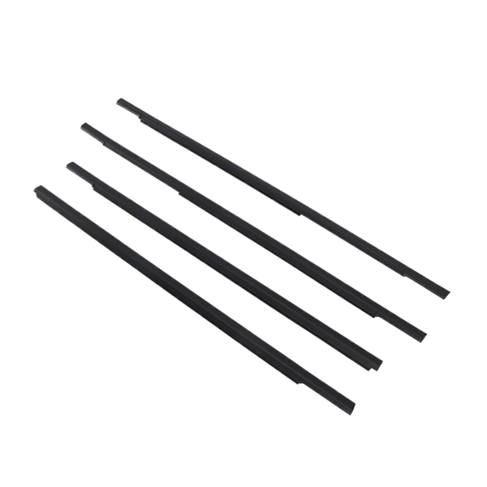 Watjcse One Color 4Pcs Door Window Weatherstrip Mould Kit Compatible With Patrol Y61 Gu