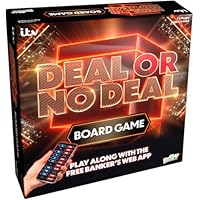 Deal or No Deal Official Board Game | Open the Boxes, Face the Banker, Beat the Odds | Family Strategy Party Game Based on the Hit TV Show | 2+ Players