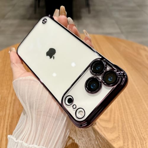 Coque iPhone 16 Pro Max violette pour une prise en main naturelle et fine