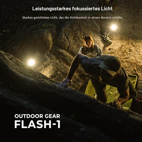 ELECOM NESTOUT FLASH-1 LED Camping Lantern, IP44 Water Dust Resistant – Ansicht 3