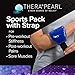 TheraPearl-14070 Color Changing Reusable Hot Cold Pack with Strap, Sports Size Ice Pack with Gel Beads, 11