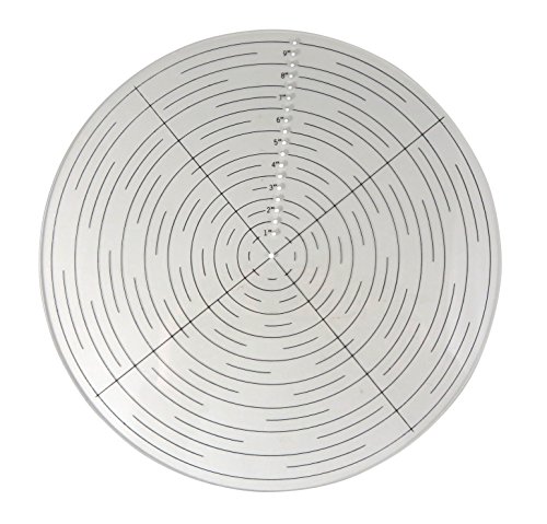 Taytools 114601 10 Inch Round Center Finder Compass for Wood Turners Lathe Work