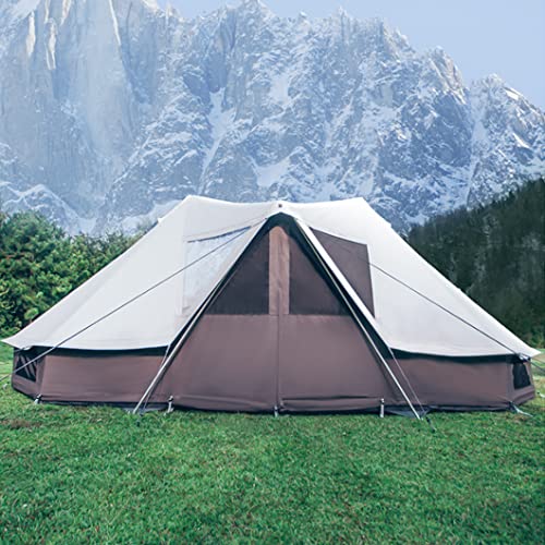 Carpa para 12 personas tipo yurtá impermeable de algodón miniatura 1