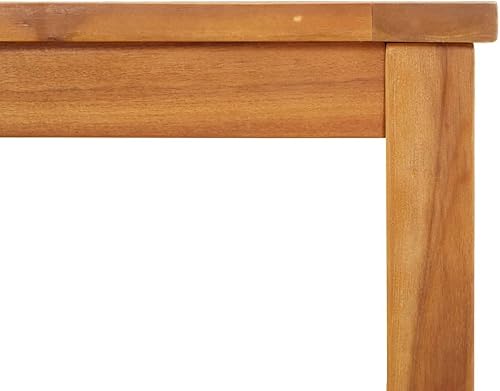 Miniatura 9 de Solid Acacia Wood Folding Adirondack Chair Set with Bench and Coffee Table for Outdoor Patio Garden Lounge