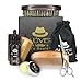 Produktbild Bartpflege Set Für Männer 6-Teilig-Organic Bartöl(30ml)+rein Natürliche Bartwachs (30g)+wildschweinborsten Bartbürste+bartkämme+edelstahl Bart Schere Mit Reisetasche Und Reisebox Das Beauty Reise-sets