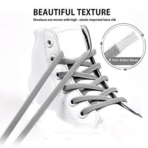 Image of anan520 Tieless Elastic Shoe Laces, No Tie Shoelaces for Kids /Adults