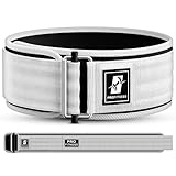 ProFitness Weight Lifting Workout Belt (4 Inches Wide) - for Cross Training Weightlifting, Powerlifting, Gym, Squats, Deadlifts - Ideal Back Support for Men & Women