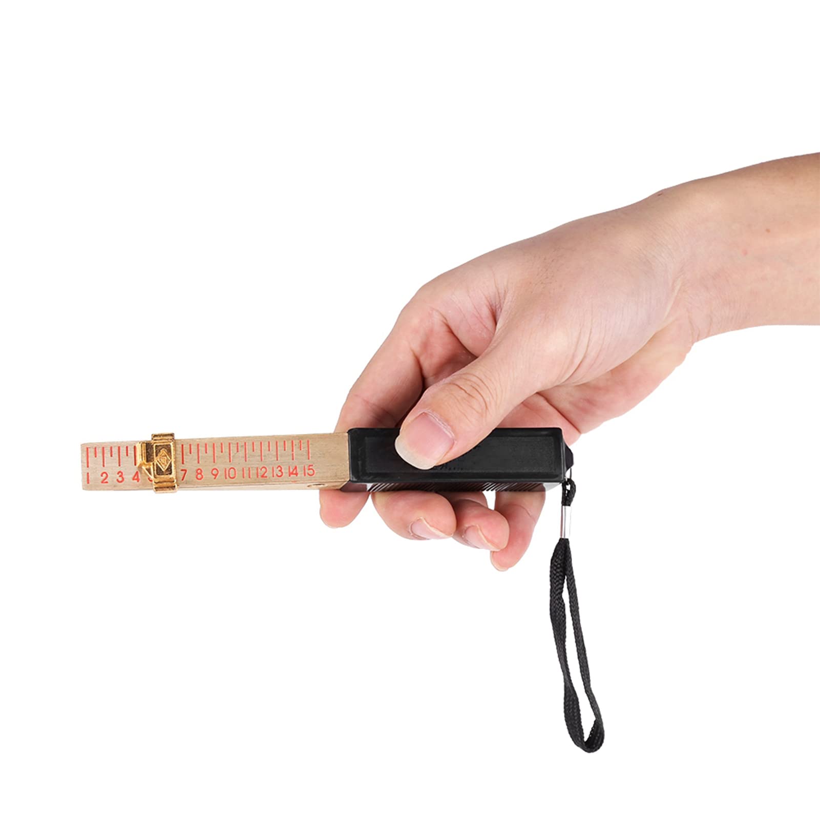 2pcs Wedge Shaped Feeler Gauge, House Inspection Tool, Measurement Gap Widths, Easy Read Vernier, Convenient Carry, Great for Engineering Inspection