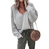 Photo Gallery teidea cardigan estivo donna maglione lavorato a maglia con scollo a v a maniche lunghe da donna casual allentato: pullover streetwear retrò-grigio-xxl Photo Gallery teidea cardigan estivo donna maglione lavorato a maglia con scollo a v a maniche lunghe da donna casual allentato: pullover streetwear retrò-grigio-xxl