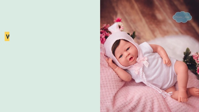 Reborn Baby Silikon Vinyl Reborn Puppe 1,8 kg und Head Drop Effekt Reborn Baby mädchen dekoriert mit Rötungen Falten und… – Bild 8