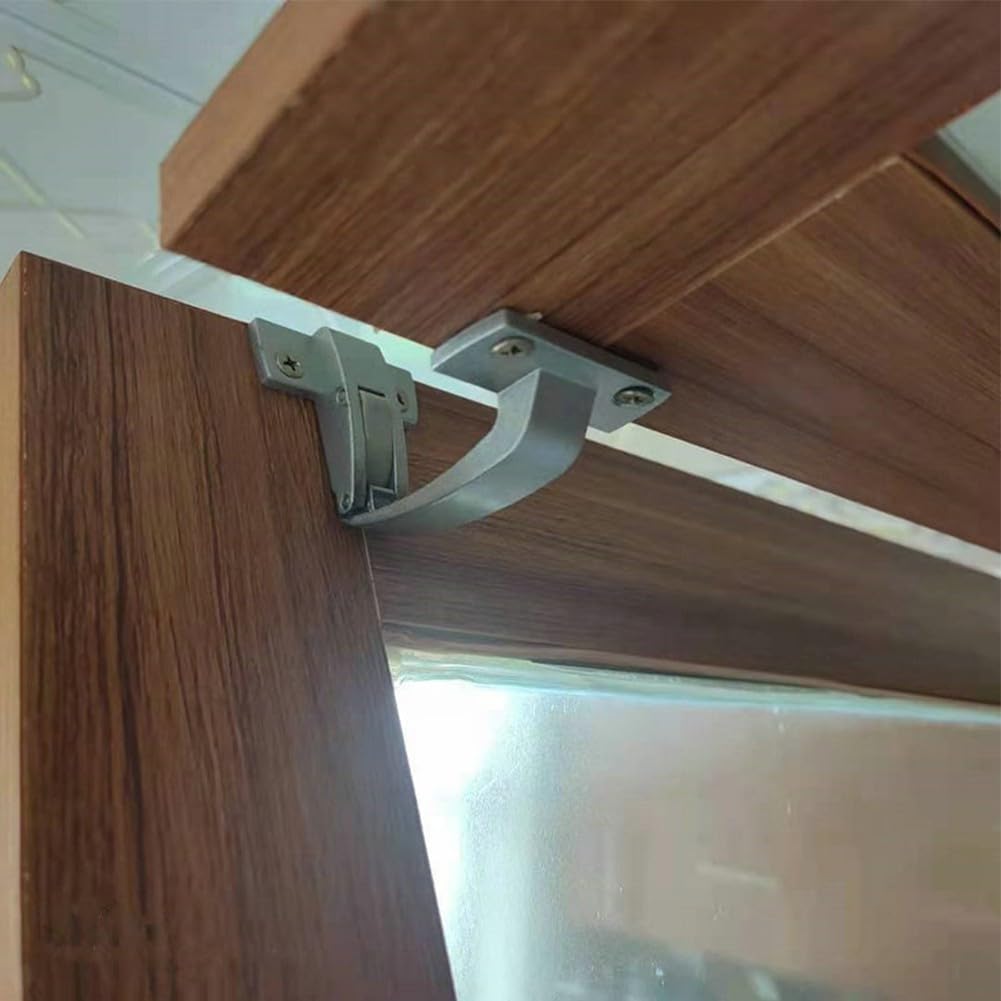 HpLive 10 cerniere per porta dell'armadio, cerniere pieghevoli, per mobili, porte in legno, per mobili, armadi, armadi, cerniere pieghevoli, 124 x 50 mm