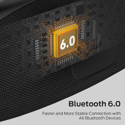 Image of Monster Prism Pro Bluetooth Speaker, Portable Wireless Speaker, 60W True Wireless Stereo, 24H Playtime,TWS Pairing, Bluetooth 6.0, RGB Lights, AUX,USB & TF-Card Input, for Outdoors /Beach /Travel