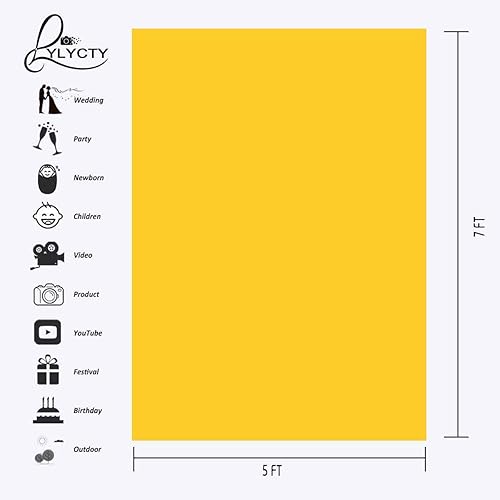 Vista 47 de Fondo de fotografía de 5 x 7 pies, tela no tejida, color sólido, pantalla blanca, telón de fondo para fotografía, accesorios de estudio
