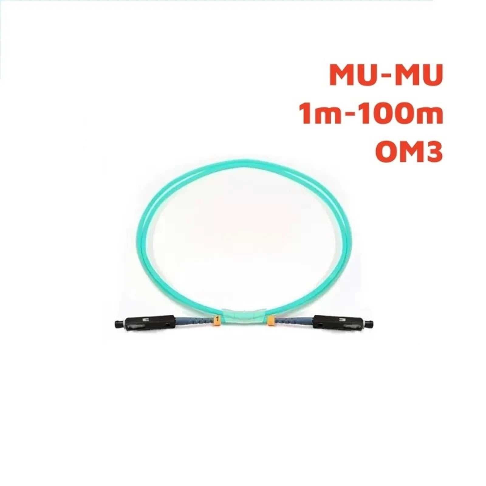 MU światłowodowy kabel krosowy OM3 Multimode 50/125um simplex kabel krosowy 1-100 metrów (60 m 1 szt.)