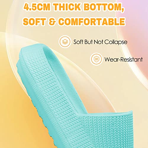 Secret Slippers Cloud Slides For Kids, Girls Boys Pillow Slippers Shower Bathroom, Comfort Non-Slip Thick Sole Slippers Summer Beach Shoes thumb #1