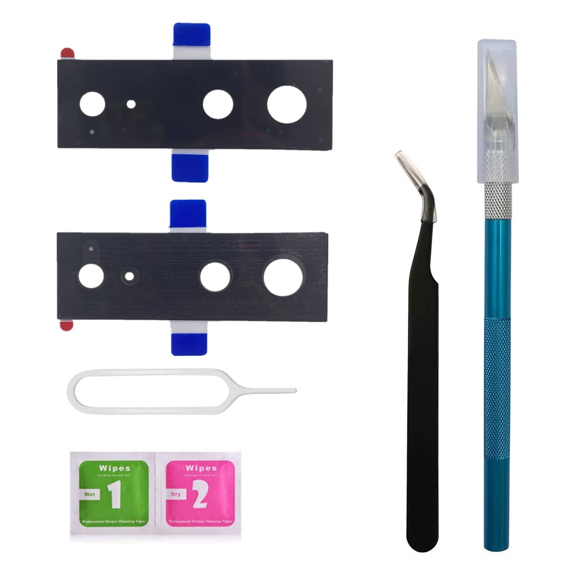 Rear Back Camera Glass Lens Replacement for Google Pixel 6 5G with Adhesive Preinstalled and Repair Toolkit (Pixel 6 5G)