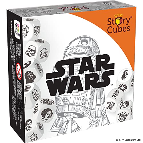 Rory's Story Cubes Star Wars Edition (Box) - Creative Storytelling Game for Kids & Adults, Ages 6+, 1+ Players, 10 Minute Playtime, Made by Zygomatic