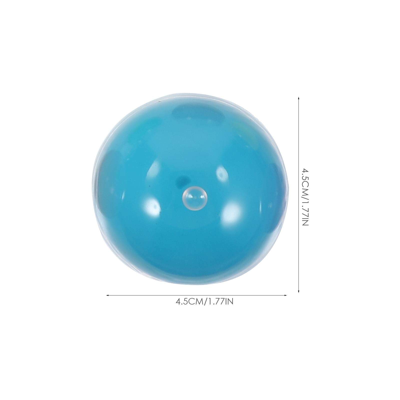 jojofuny 50 Pz Lotteria Palle Per Aprire Colorato Bingo Sfere Di Ricambio 4.5CM Sfere Di Divisibile Vuote Rotondo Palline Lotteria Palle da -pong Gioco