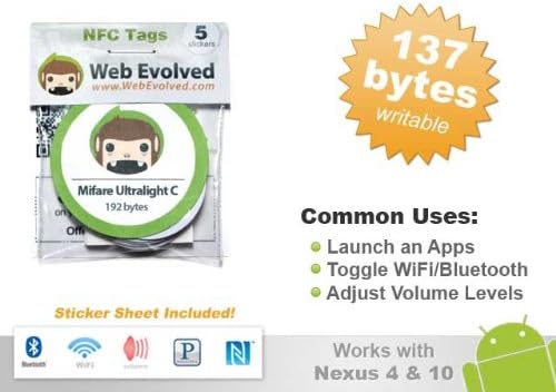 Mifare Ultralight C NFC Tags (10 Tags)