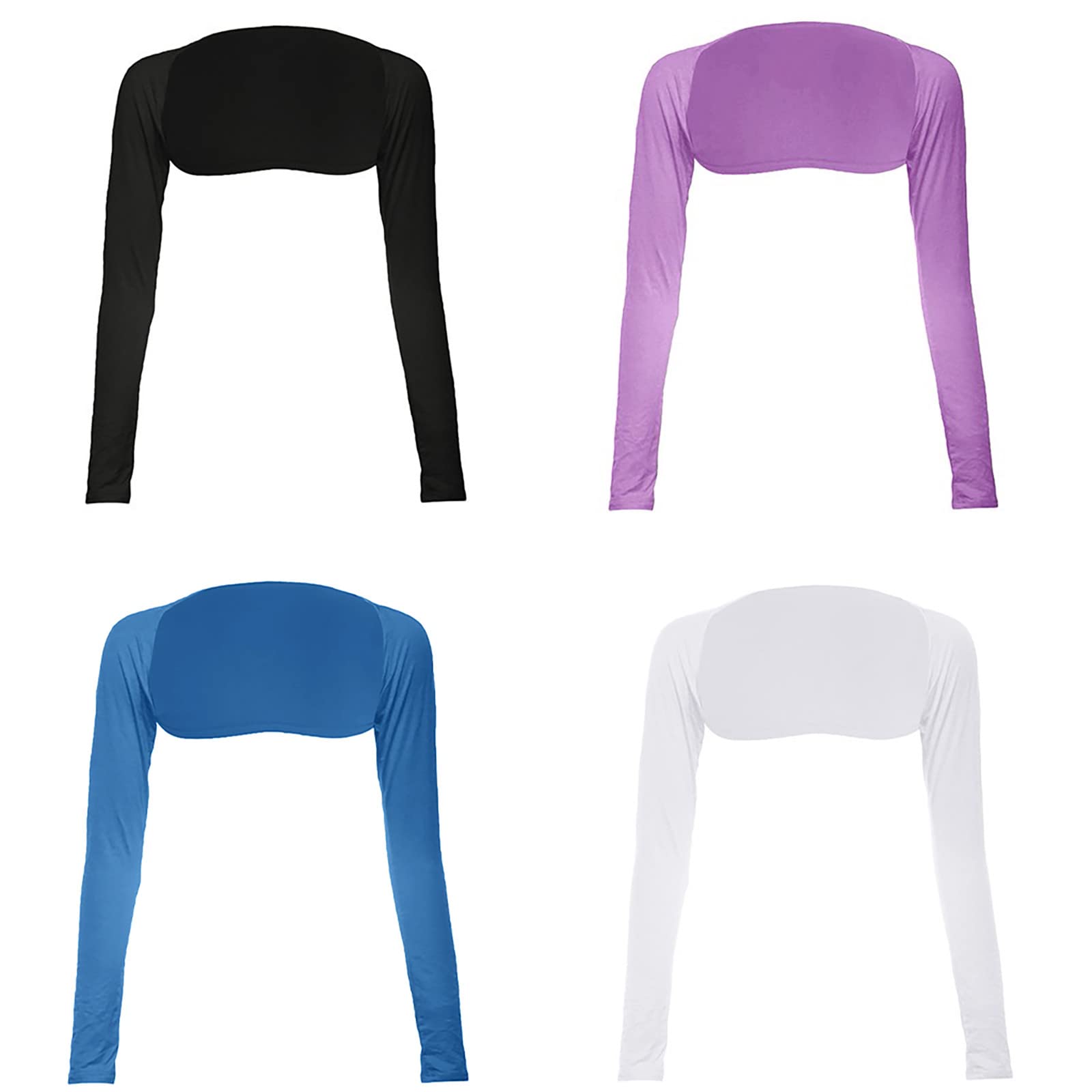 GMLughGMLugh Cover One Sleeves Fashion Bolero E Hijab Arm Muslim Piec Hayaa Muslim Clothes (Black, One Size)