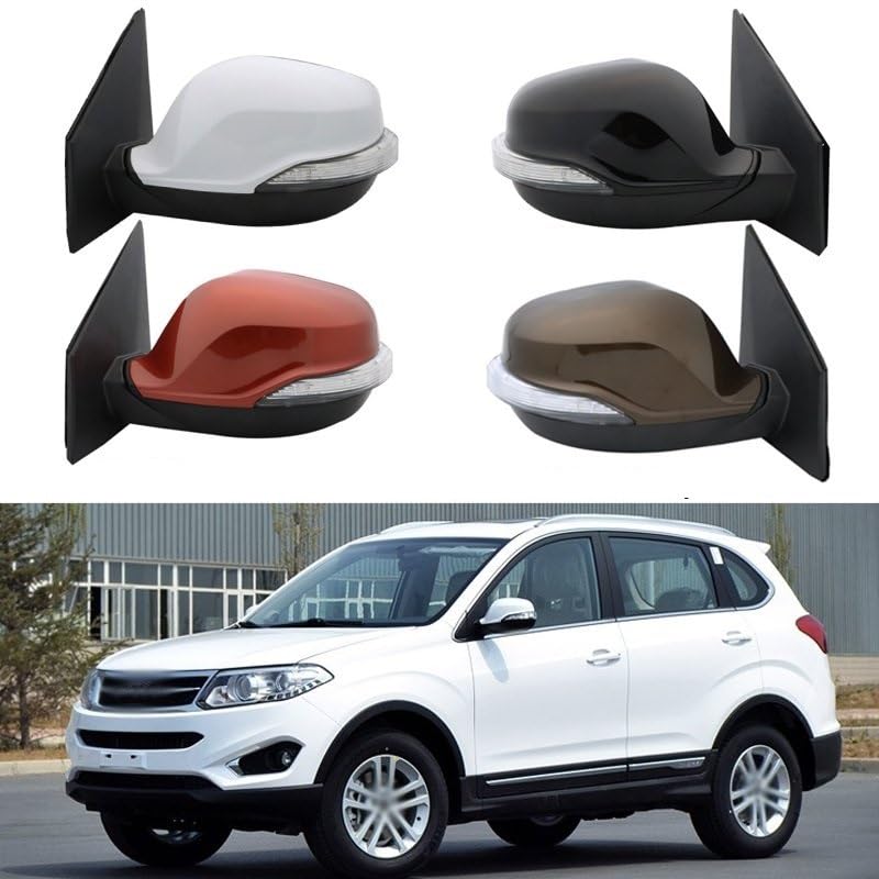 Rétroviseur chauffant et pliable pour Chery Tiggo 5 ensemble de miroir d'aile de voiture