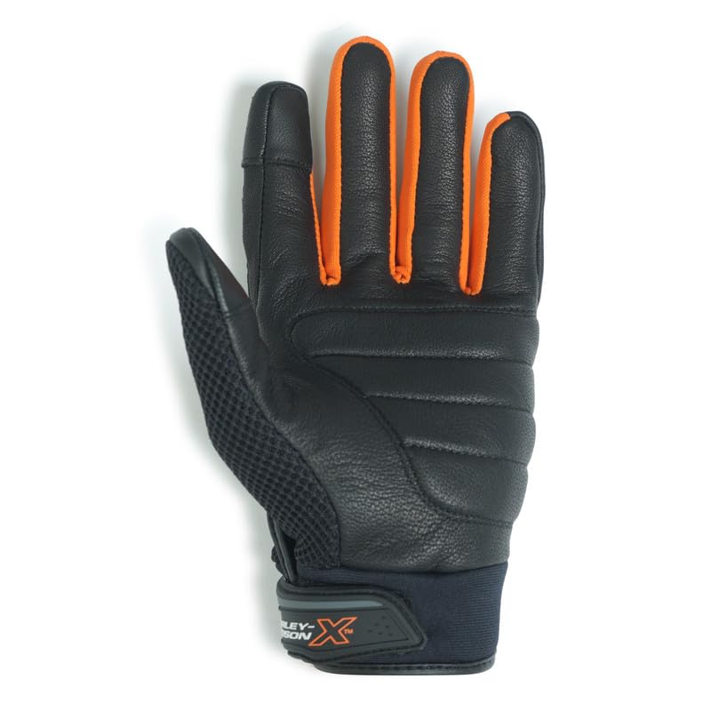 Image of HARLEY-DAVIDSON X Claw Edge Full Finger Gloves | Tactical-Inspired | Mesh Vent Panels | Reinforced Grip Points | Color - Black | Size - XL
