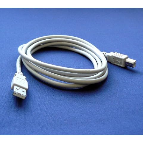 Brother DCP-7060D Printer Compatible USB 2.0 Cable Cord for PC, Notebook, Macbook - 6 feet White - Bargains Depot® Cover