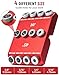 30°45°90° Angle Drill Guide Jig for hand drill, Portable angle drill guide block for straight or angled holes, pocket-hole tool set with 4 bits for holes in railing, handrails, drill press, decks