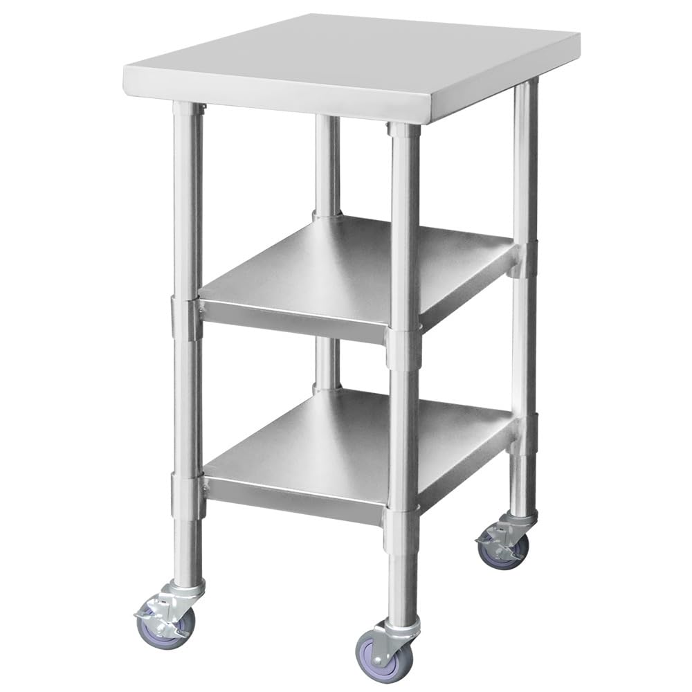 KIPROSTAR ステンレス作業台 3段600×600×800mm Amazon.co.jp: ステンレス 作業台 3段 業務用 調理台 厨房 300×600×800