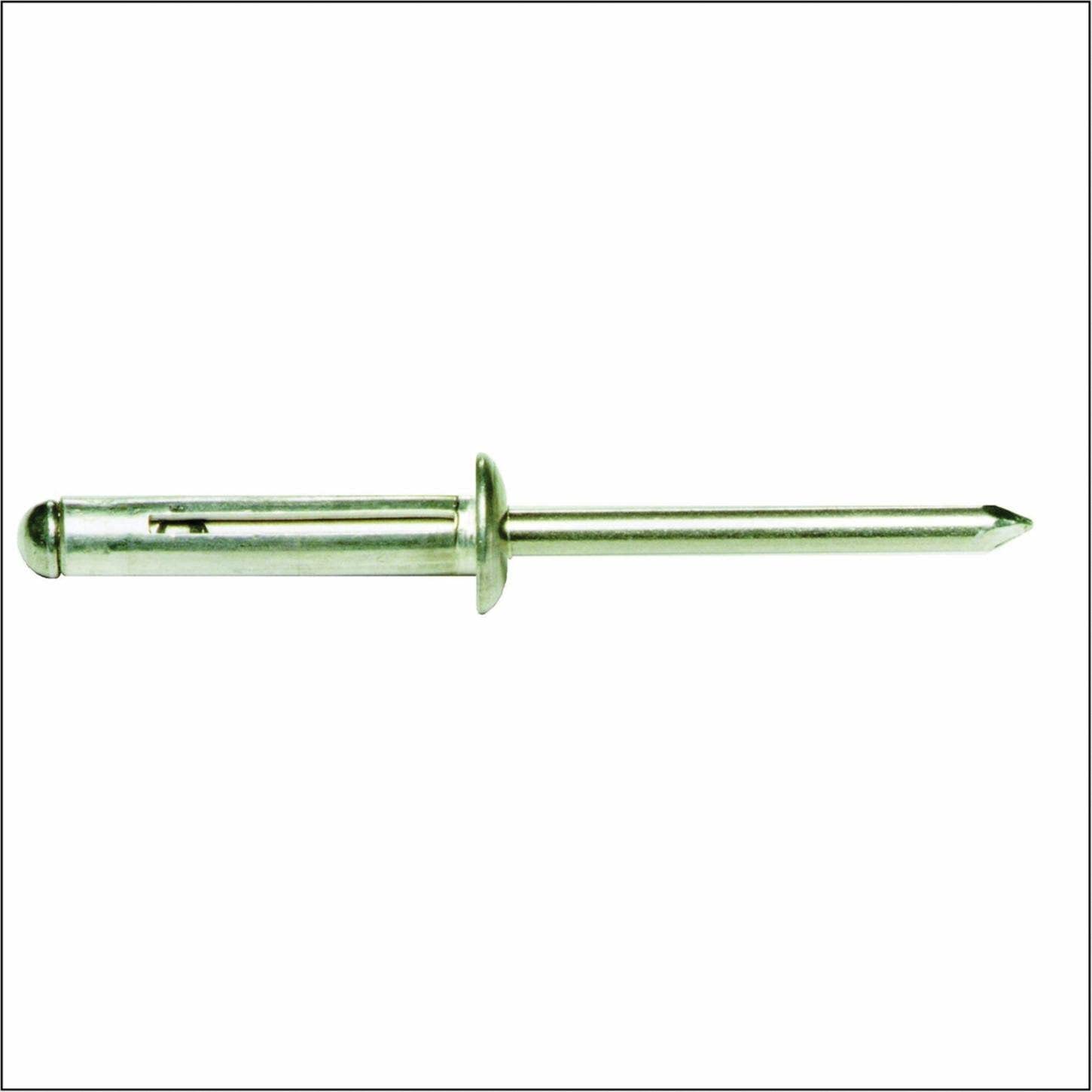 GAMD56ATF-B, Bayfast Tri-Fold Blind Rivets, Diameter: 0.156 Inch, GR Range: 0.040-0.375 Inch, Dome HD, Body Material: